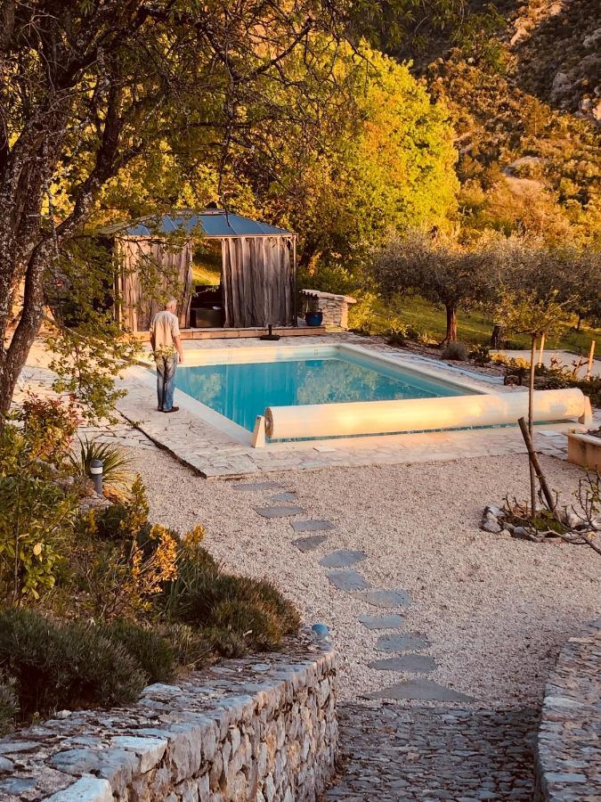 Font Nouvelle Maison De Charme Drome Provencale, 6 Ou 10 Personnes Avec Piscine Plaisians Exterior foto